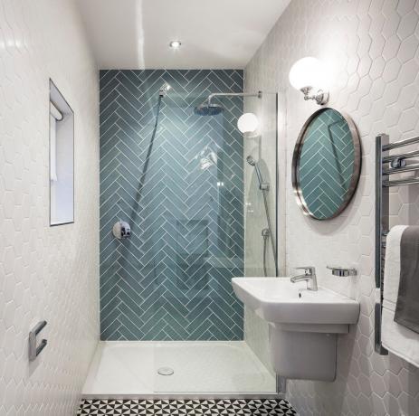 Vrlo mala kupaonica: 7 Design Ideje