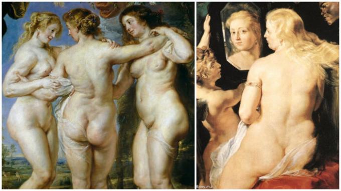 Rubens žene svećenici - standard modernog vremena.