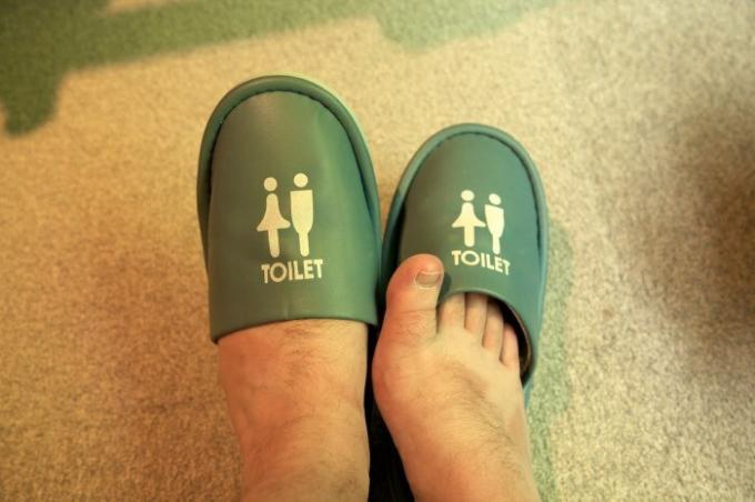 Japanci su vrlo oprezni u redu, tako da čak i za WC imaju posebne cipele. / Foto: travellingjoel.files.wordpress.com
