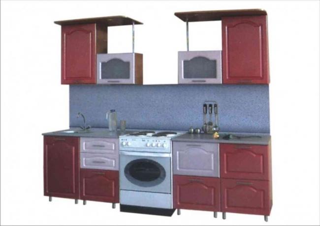 Kuhinjski set za malu kuhinju (51 fotografija): Uradi sam, video upute za ugradnju, značajke jeftinih proizvoda, boje, cijena, fotografija