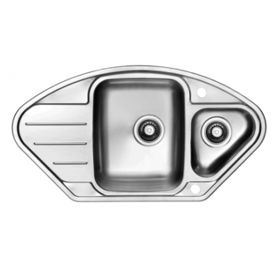 Sudoper od nehrđajućeg čelika za kutnu kuhinju