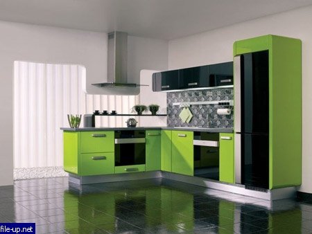 Crno-zeleni dizajn