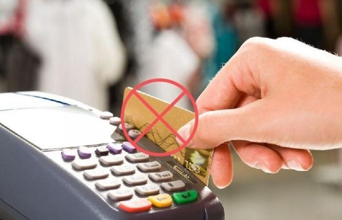 8 sumnjivih slučajeva, kad je u svakom slučaju to je nemoguće platiti „kreditne kartice”