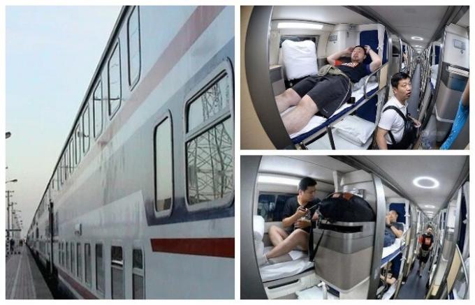 Neka vrsta spavača u velike brzine vlaka (Kina).
