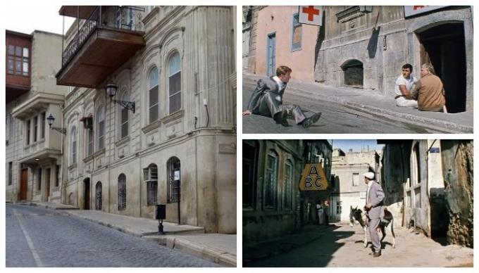  Najzanimljiviji „strano” komedija scena „Diamond ruke” je snimljen na ulicama Bakua (Azerbajdžan). 