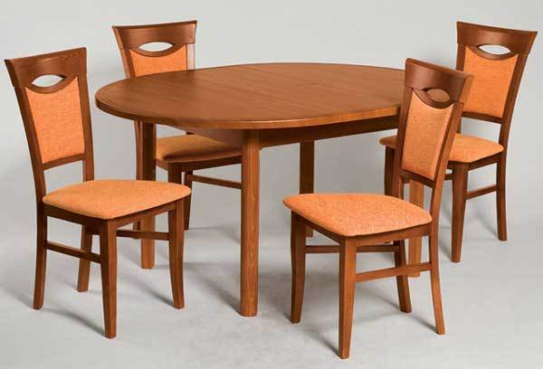 Pri odabiru stola, ne zaboravite odmah pokupiti stolice prikladne teksture