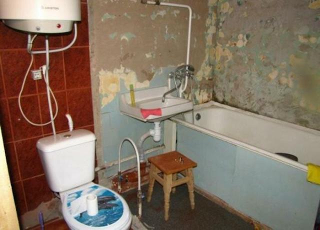 Male kupaonice u „Hruščov” igrao ulogu.