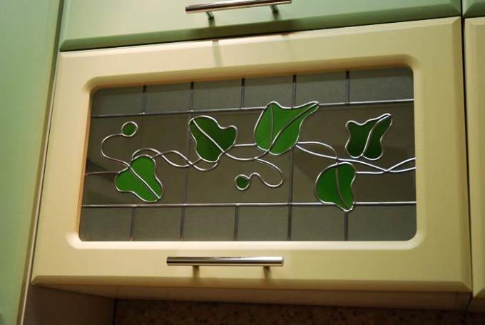 vitraž za kuhinjske fasade